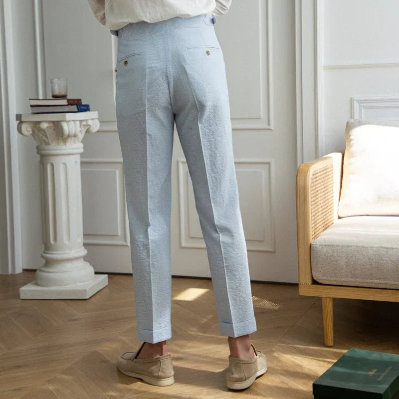 Amalfi Seersucker Trousers